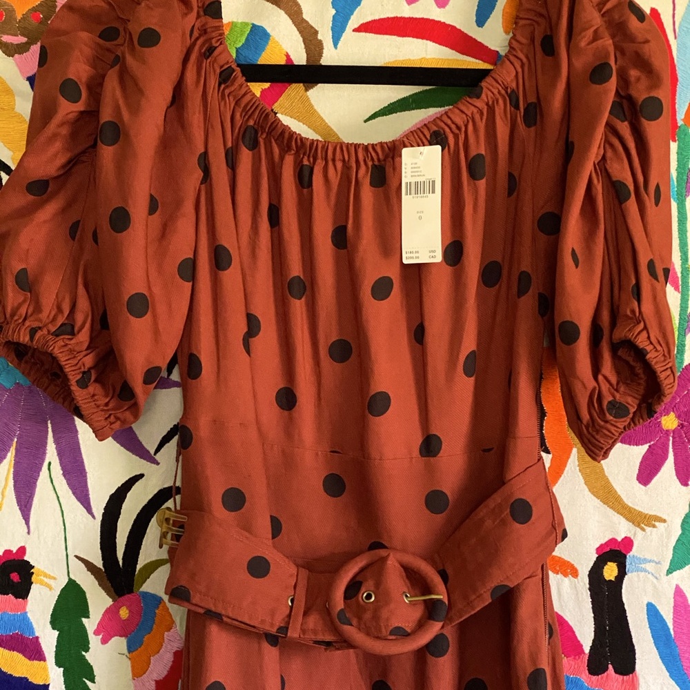 New Polka Dot Maxi Dress Anthropologie - Picture 4 of 8